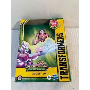 Transformers pink action figure Bumblebee Arcee deluxe class
